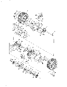 Drive Diagram and Parts List for 96026000100  Weed Eater Lawn Mower